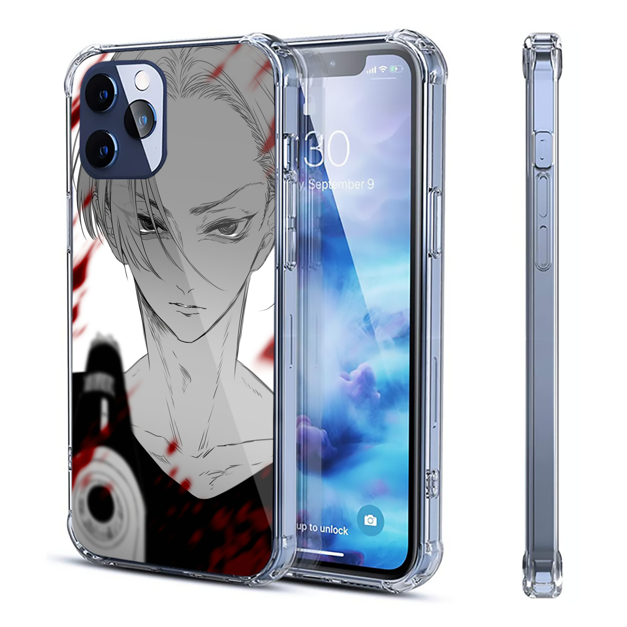 （画像用） 東京リベンジャーズ Tokyo Revengers 【iPhone 12シリーズ対応】透明スマホケース（クリアソフトケース）
